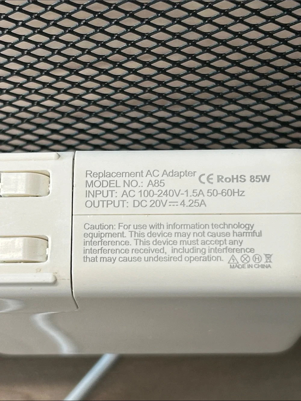 White MagSafe-Style Power Adapter Charger for Apple MacBook